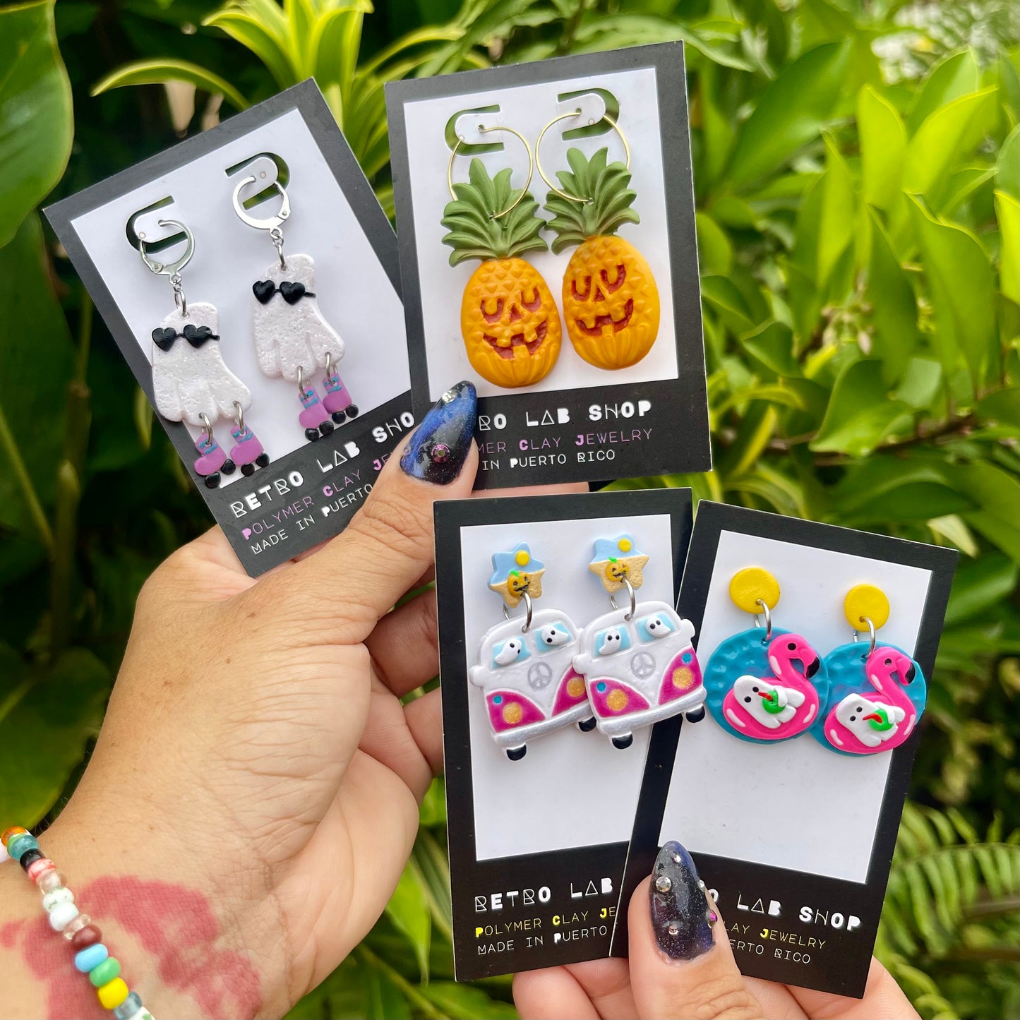 Ghost Trip Summerween Earrings