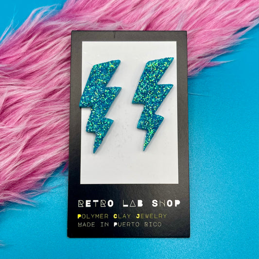 Lightning Glitter earrings