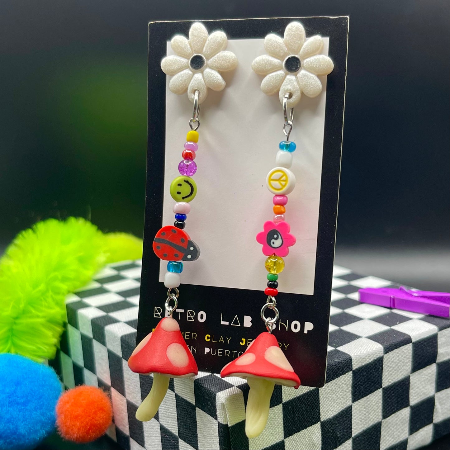 90’s Earrings beadmix