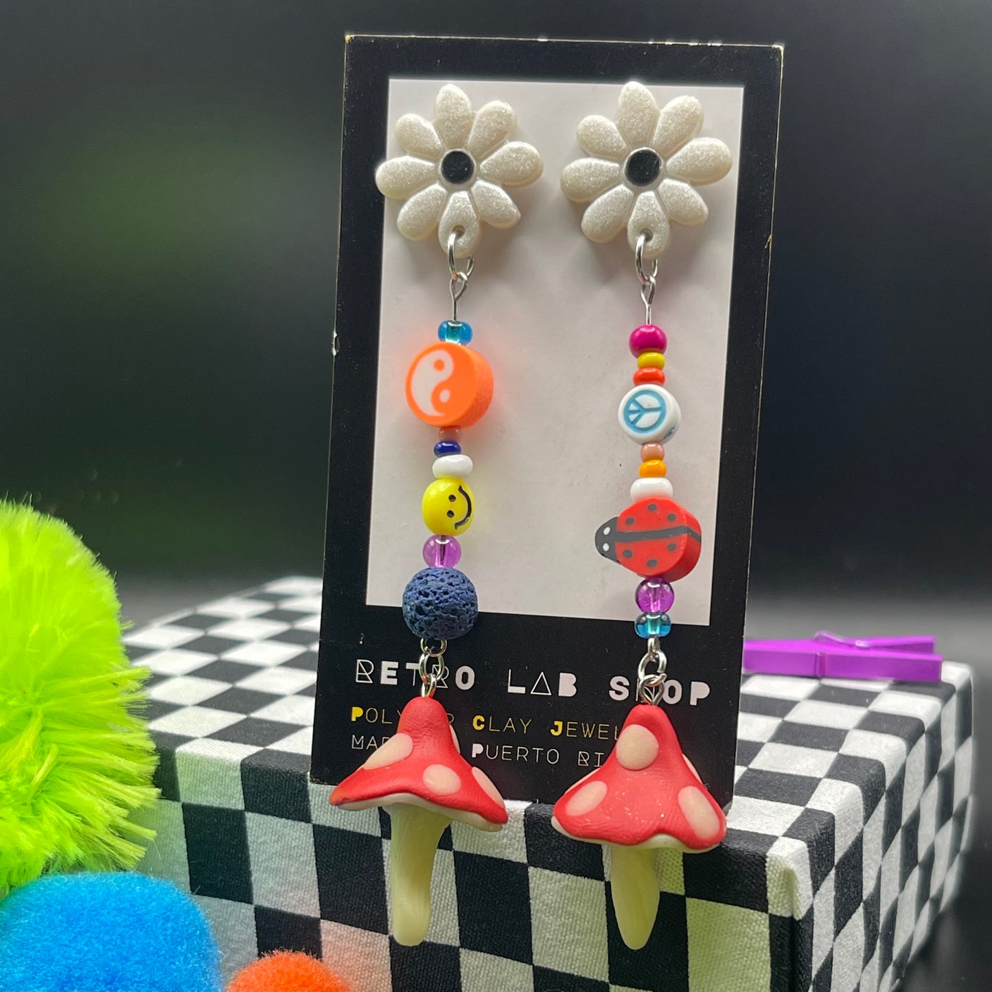 90’s Earrings beadmix