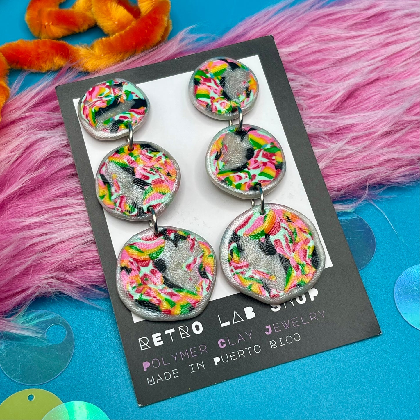 Let’s go Party Earrings