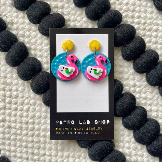 Summerween pool time Earrings