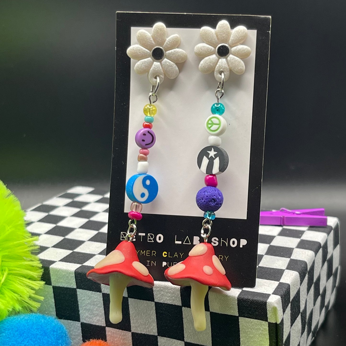 90’s Earrings beadmix