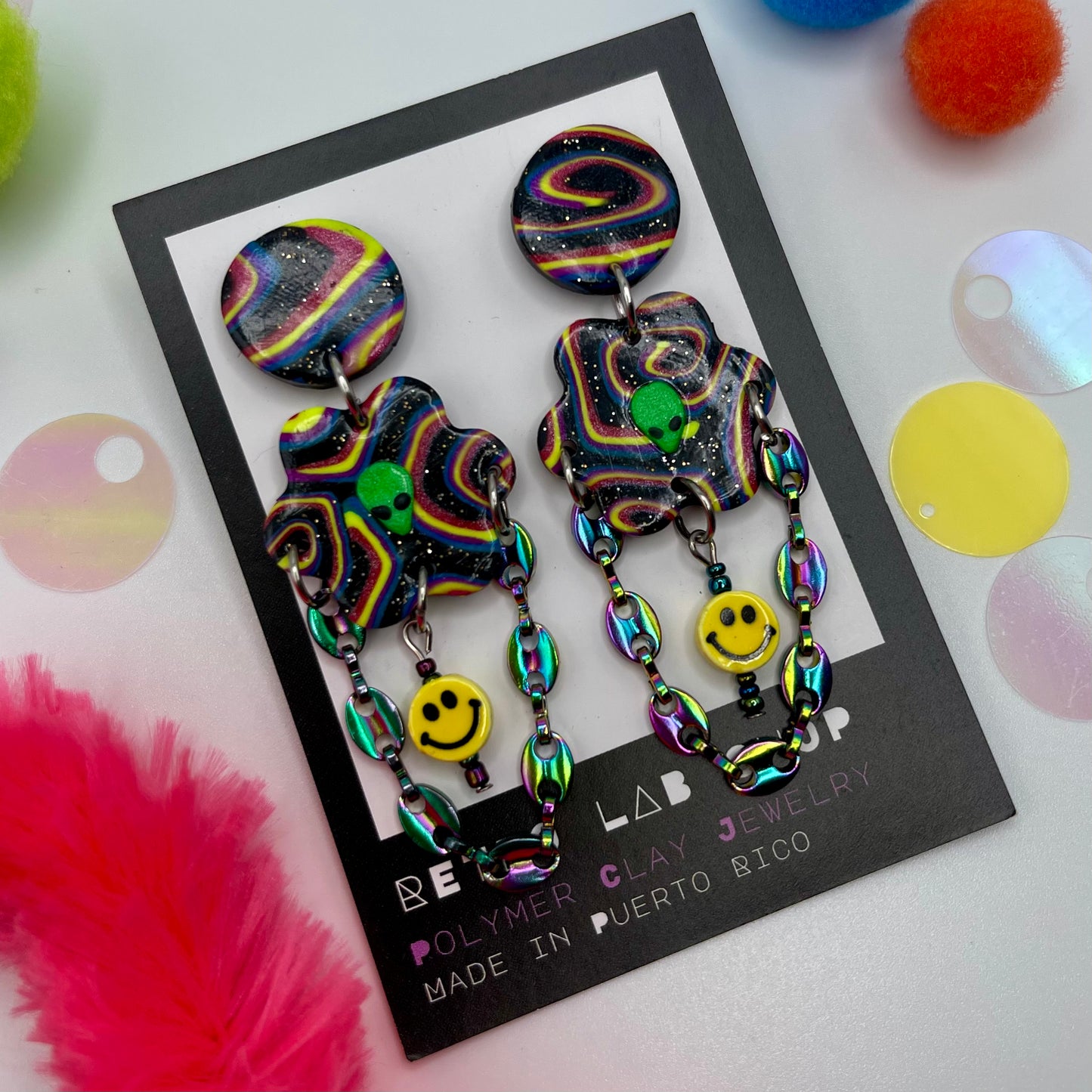 Alien Bling Earrings